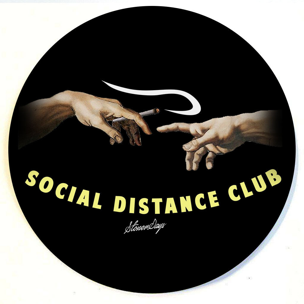 Social Distance Club Dab Mat