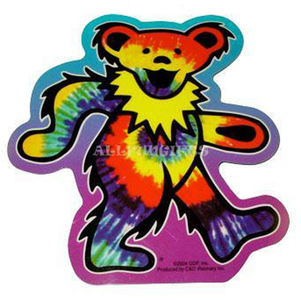 Bear Shape Tie-Dye Bear Sticker