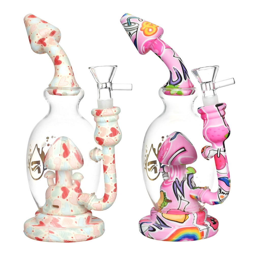 Shroom Celebration Water Pipe