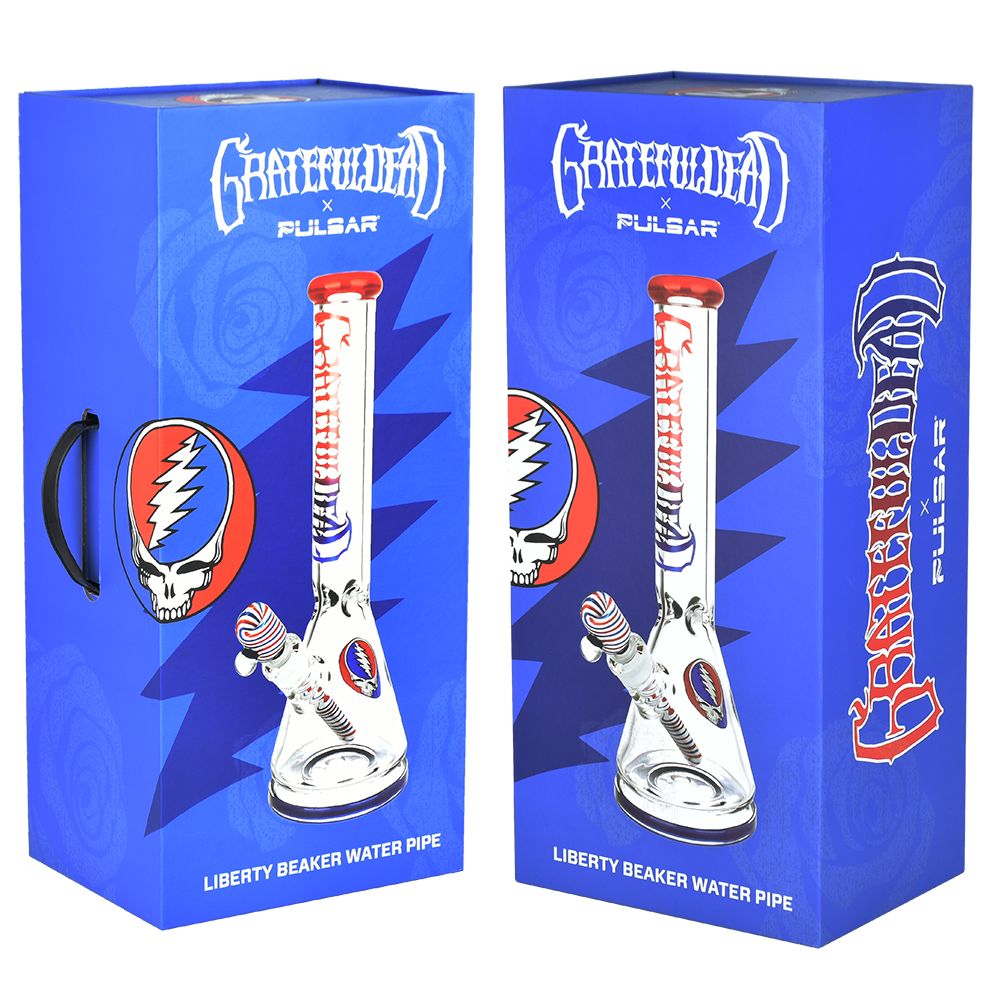 Pulsar x Grateful Dead Liberty Beaker Bong