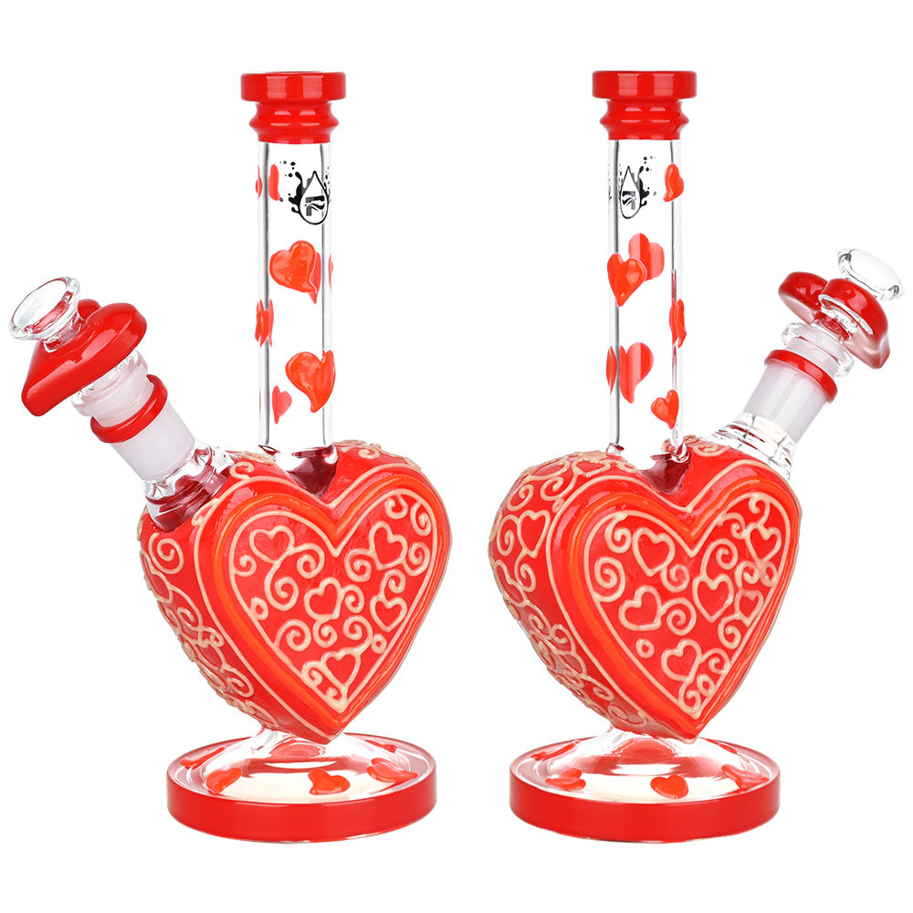 Victorian Valentines Day Glow in the Dark Water Pipe