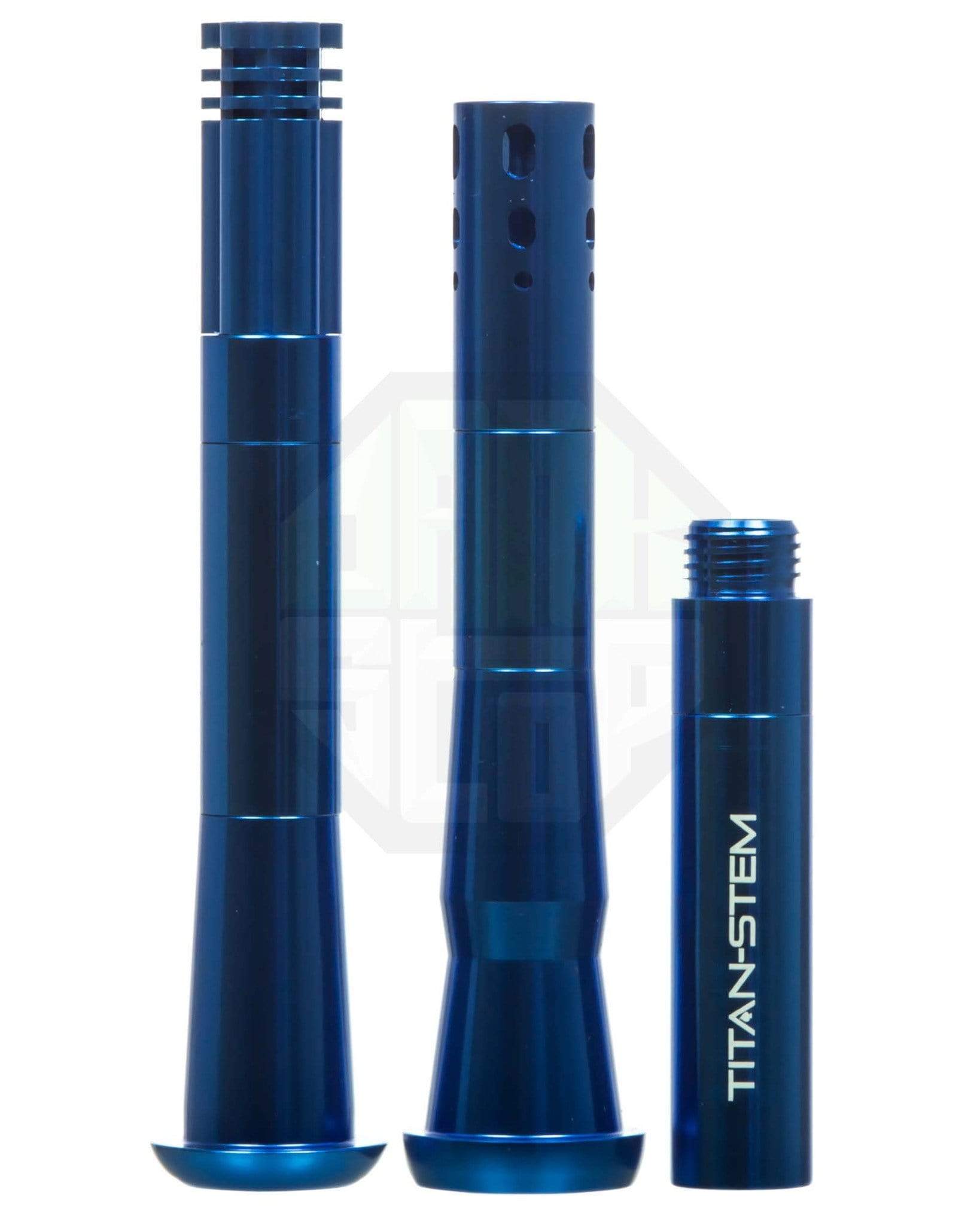 blue titan-stem metal downstem