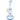 A studio shot of the 9-inch The Double Charge Rig, showcasing its clear glass construction and compact design.