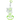 A three-quarter view of the 9-inch Double Charge Rig, showcasing its clear glass construction and unique, curved design.