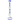 Front view of The Double Ripper 18" glass bong, featuring a clear tube and intricate joint detailing.