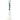 A straight-on view of The Beaker 5mm - 18" glass water pipe, showcasing its clear construction and cylindrical shape.