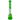 Front view of the 10-inch Tree Perc Beaker, showcasing its green glass construction and simple beaker shape.