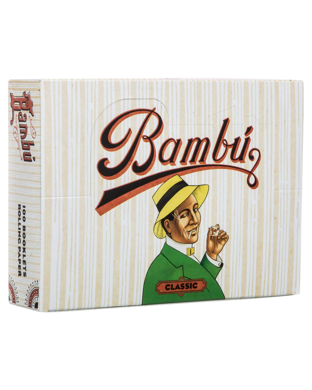 4 packs booklets of big bambu cigarette rolling papers Large Sized Wide Bambu | Classic Rolling Papers