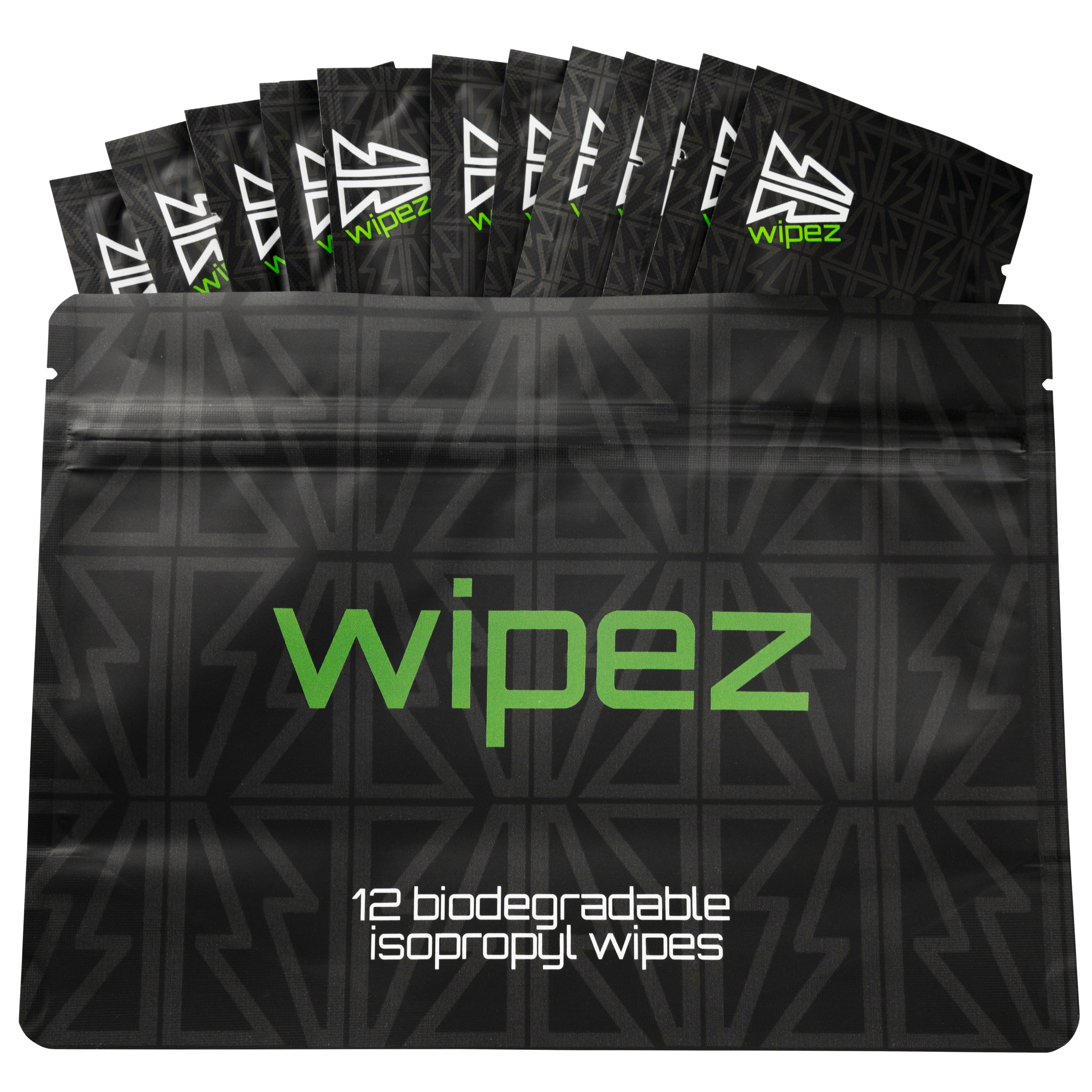 Wipez Biodegradable Isopropyl Wipes