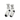 A slightly angled overhead shot of the Bzz Socks, displaying the crew-length knit with a simple, patterned design.