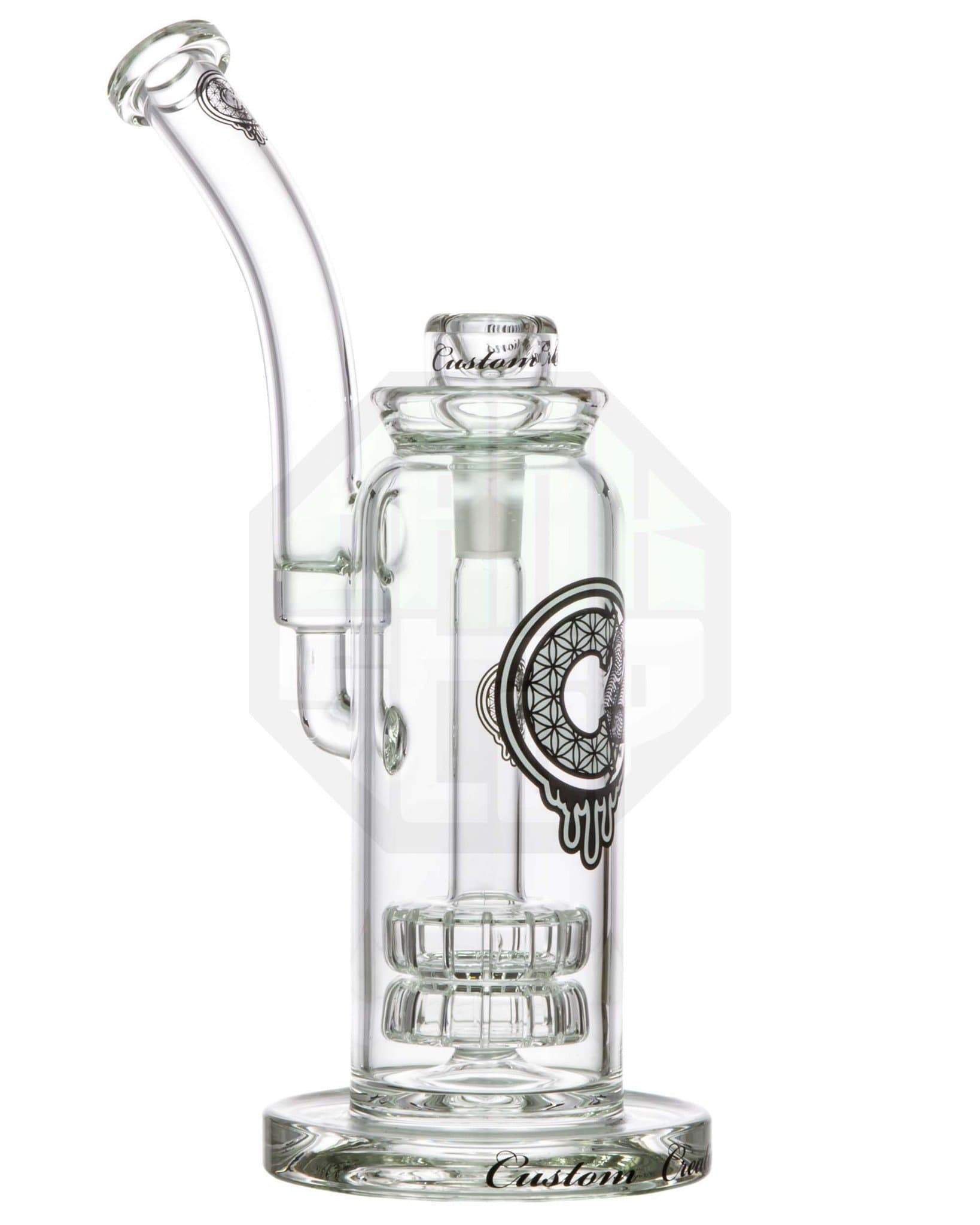 C2 Custom Creations -  Double Showerhead Perc Water Pipe