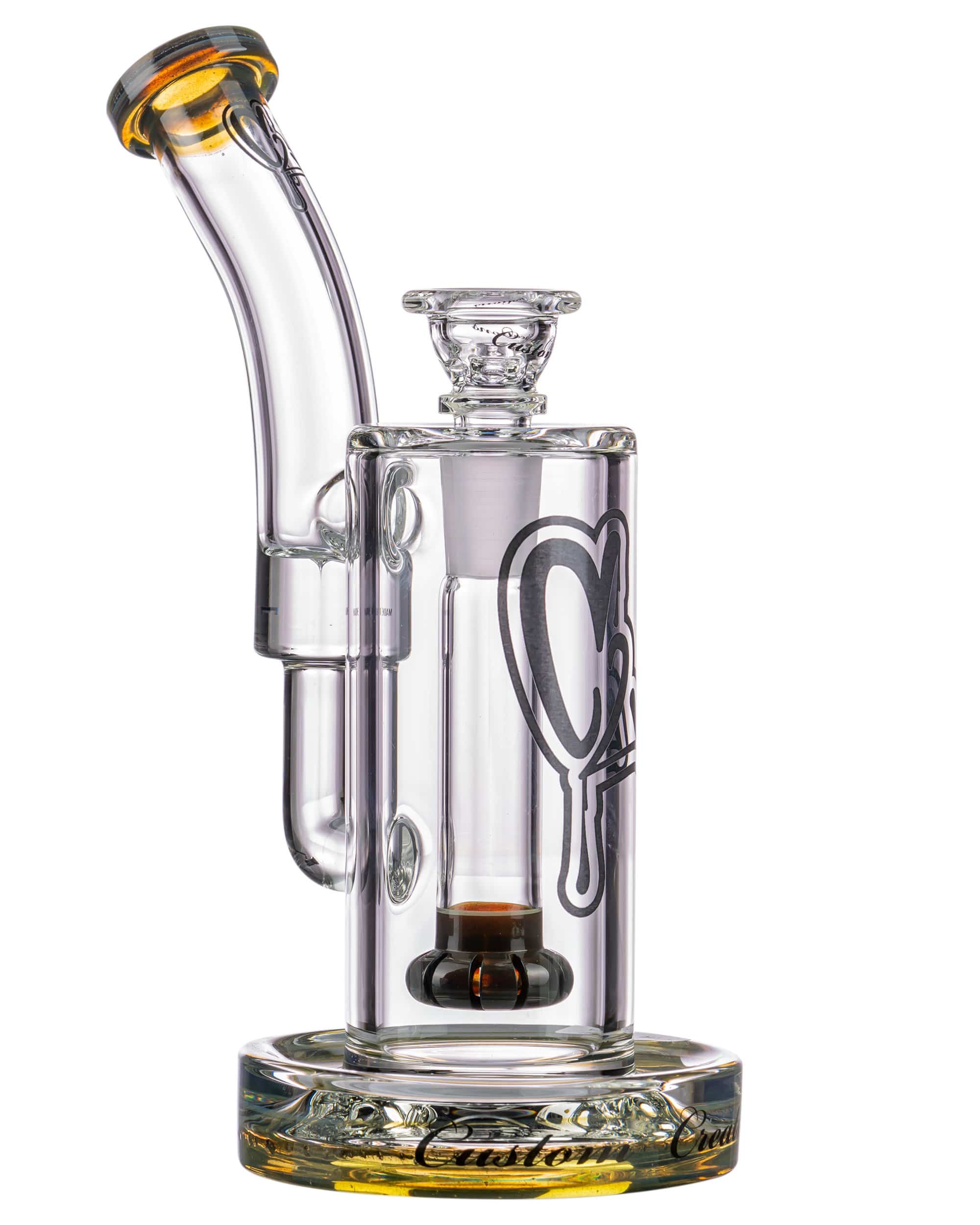 Fixed Showerhead Downstem Perc Bubbler Bong