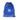 Front view of The Sunrise Water Pipe, a blue drawstring bag featuring a repeating triangular pattern.