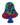 Vinyl Stickers depict a mushroom-shaped design with swirling, colorful patterns on a plain white background.