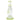 Front view of the Anthony 8" Dab Rig, showcasing the clear glass construction and rounded base on a reflective surface.