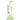 Front view of the Anthony 8" Dab Rig, a clear glass rig with a rounded base, positioned against a plain white background.