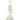 Front view of the Anthony 8" Dab Rig, a clear glass rig with a rounded base and intricate neck design.