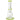 Front view of the Jade East 7" Dab Rig, showing a clear glass rig with a rounded base and simple, cylindrical neck.