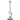 Front view of the Maui Wowie 10" dab rig, showcasing its clear glass construction and streamlined design.