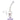 A studio shot of the Maui Wowie 10" Dab Rig, displaying its purple-accented glass construction in a three-quarter view.