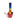 Front view of the Limited Edition Series Water Pipe, showcasing a colorful gradient design and sleek silhouette with a soft shadow.