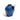 Front view of the Limited Edition Tommy Chong Chill Bong, featuring a patterned blue glass body and a dark mouthpiece.