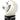 Front view of the 250ml Storage Jar, a white ceramic container with a black lid, presented on a light grey surface.