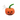 Front view of the Silicone Pumpkin Hand Pipe, displaying an orange, pumpkin-shaped pipe with a green stem and carved facial features.