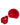 A close-up view of the Silicone Insert Replacement, showcasing its red, rounded shape against a plain white background.