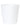 Front view of the Elite Plus Replacement Bucket, a simple, empty plastic pail against a plain white background.