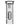 Front view of the Trio Glass Bubbler Attachment, showcasing the clear glass construction and simple cylindrical shape.