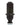 Front view of the 1 Hit Chillum with Rubber Mouthpiece, a small, black smoking pipe with a simple cylindrical form.