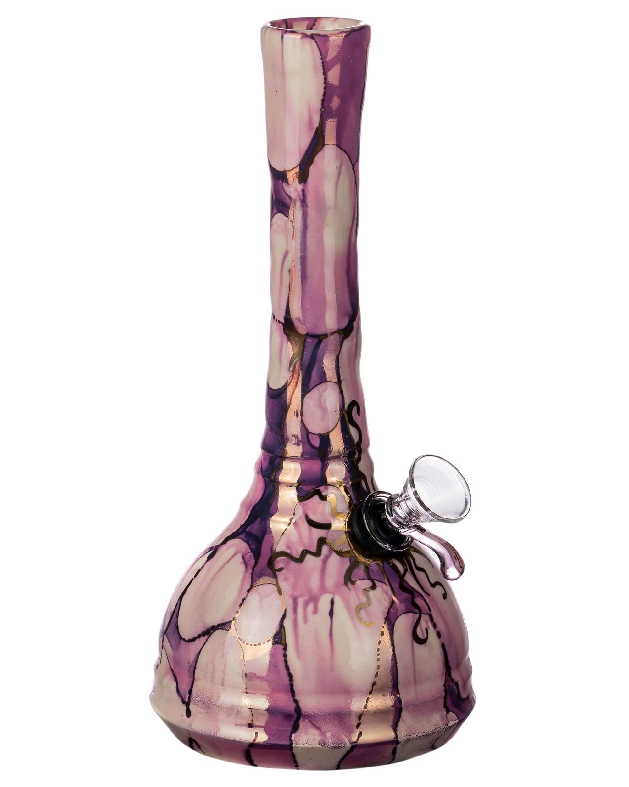 Pink 8" Porcelain Bong