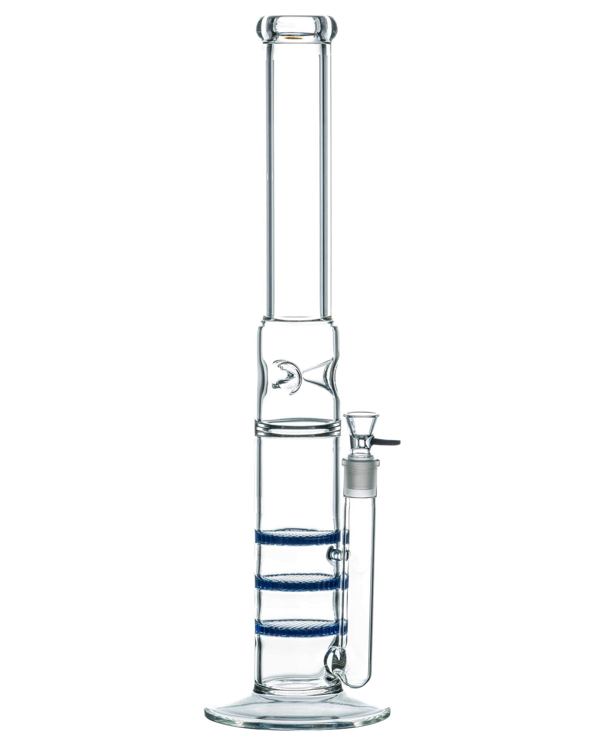 Check Out the Percs on the 20" Triple Honeycomb Perc Straight Tube Bong