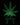 A low-angle view of the 3D Cannabis Leaf Lamp, showing a glowing green leaf shape atop a dark cylindrical base.