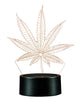 Dankstop 3D Cannabis Leaf Lamp