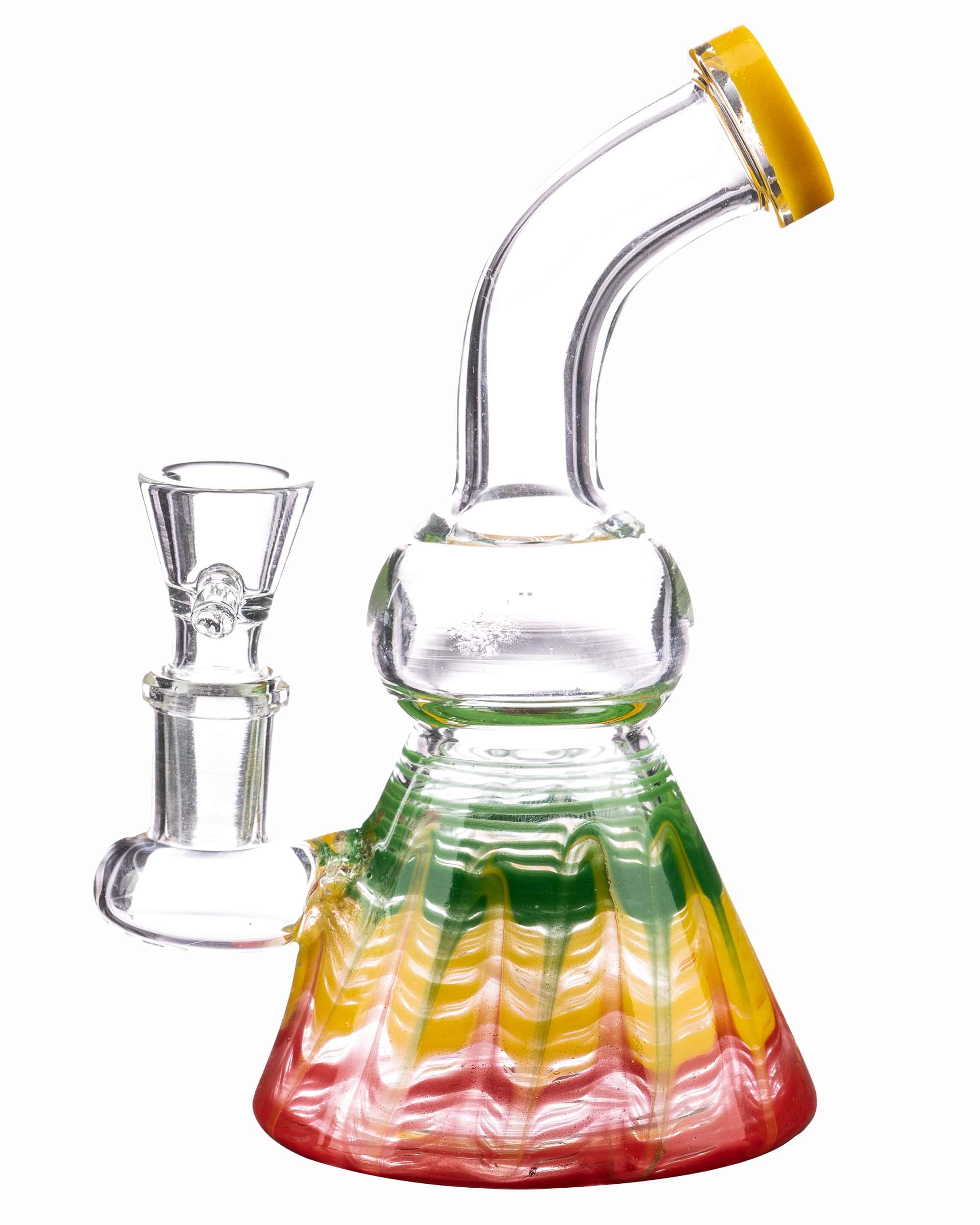 Dankstop 6.5" Raked Rasta Beaker