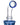 A close-up view of the 6" Raked Blue Mini Bong, showcasing its blue glass joint and simple, compact design.