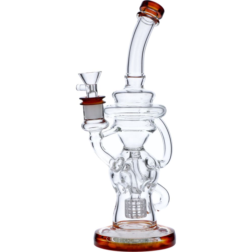 Valiant Distribution Bent Neck Matrix Recycler Water Pipe