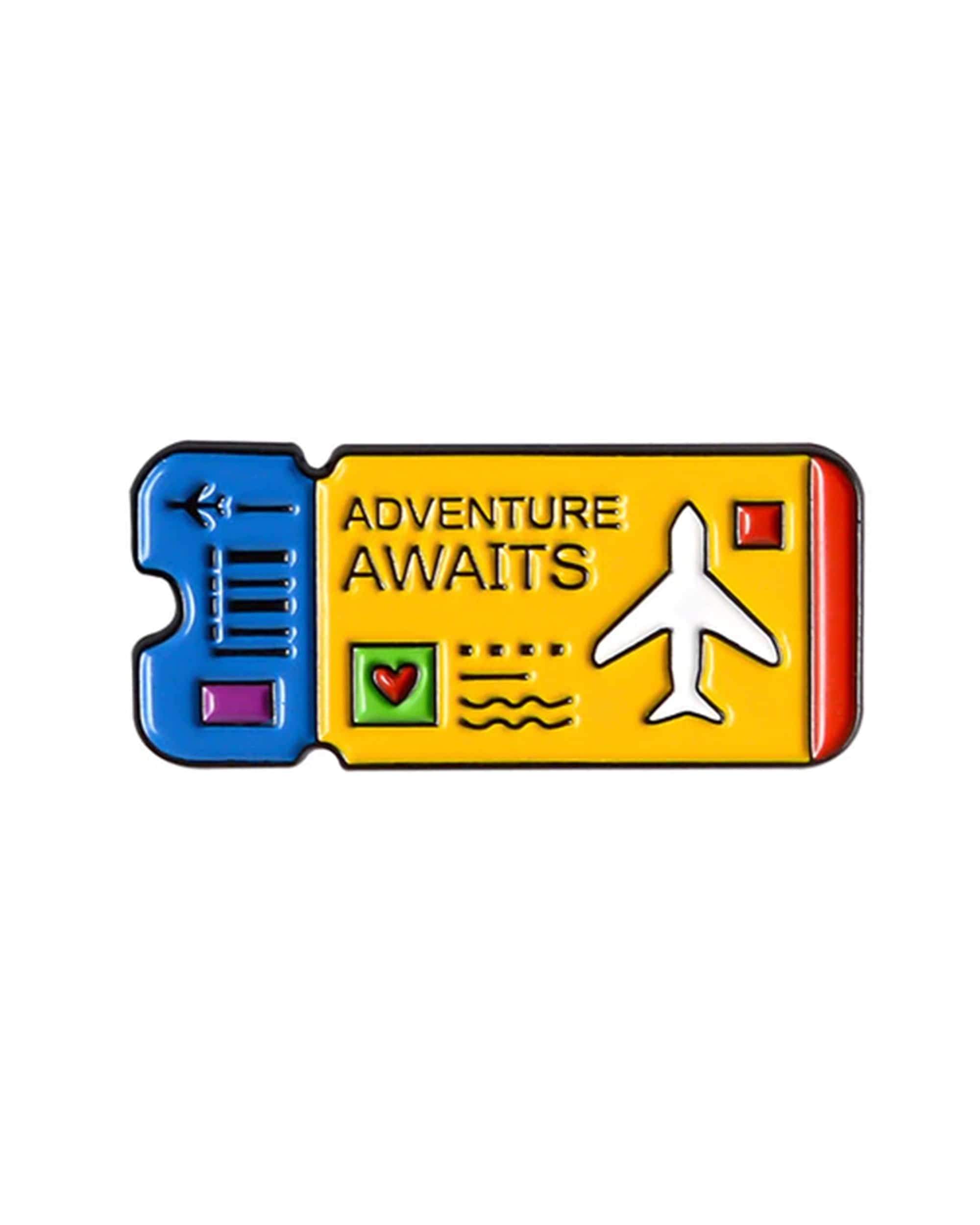 Boarding Pass Enamel Pin