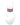 Front view of the Bowling Pin Hand Pipe, a white, ceramic pipe shaped like a bowling pin.