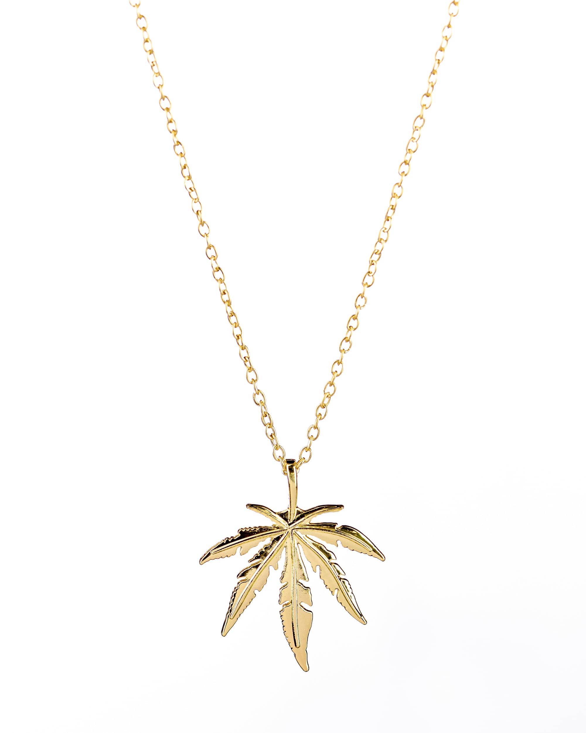 Dankstop Cannabis Leaf Necklace