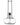 Front view of the Clear Glass Buoy Base Beaker Bong, showcasing its simple, clear glass construction and rounded base.