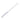 A close-up, angled view of the Crystal Pipe, showcasing its white, bristled cleaning brush with a silver metal handle.