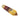 Front view of the Crystal Pipe, a translucent, sculpted glass pipe with a detailed mouthpiece.