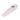 A detailed side view of the Crystal Pipe, showcasing its clear glass construction and smooth, tapered design.