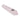 A close-up side view of the Crystal Pipe, showing its smooth, translucent form and simple design.