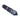 Front view of the Crystal Pipe, a patterned glass pipe angled slightly against a plain white background.