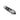 A diagonal view of the Crystal Pipe, showing the smooth, clear glass construction and simple design.