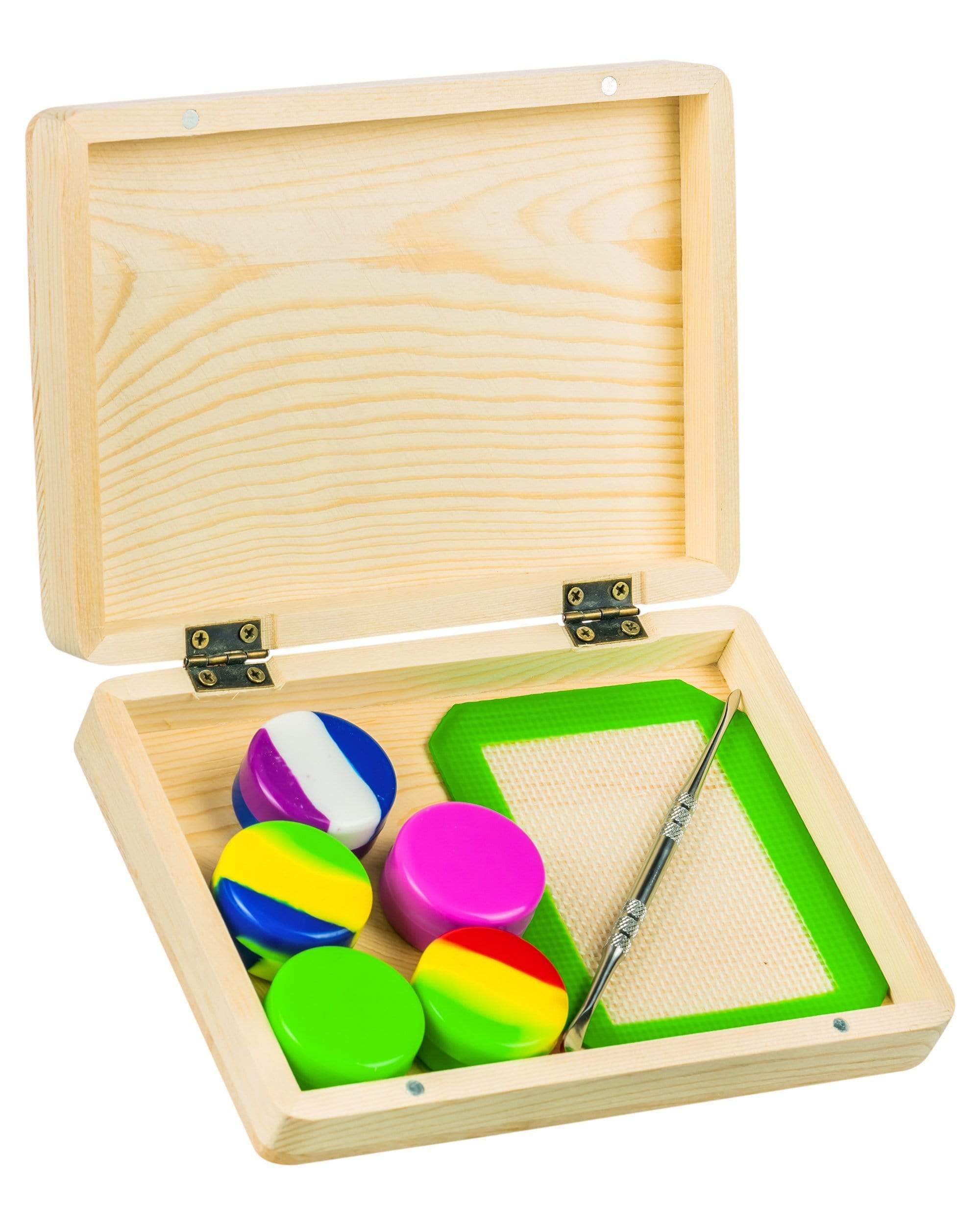 Dab Kit w/ Magnetic Wooden Box